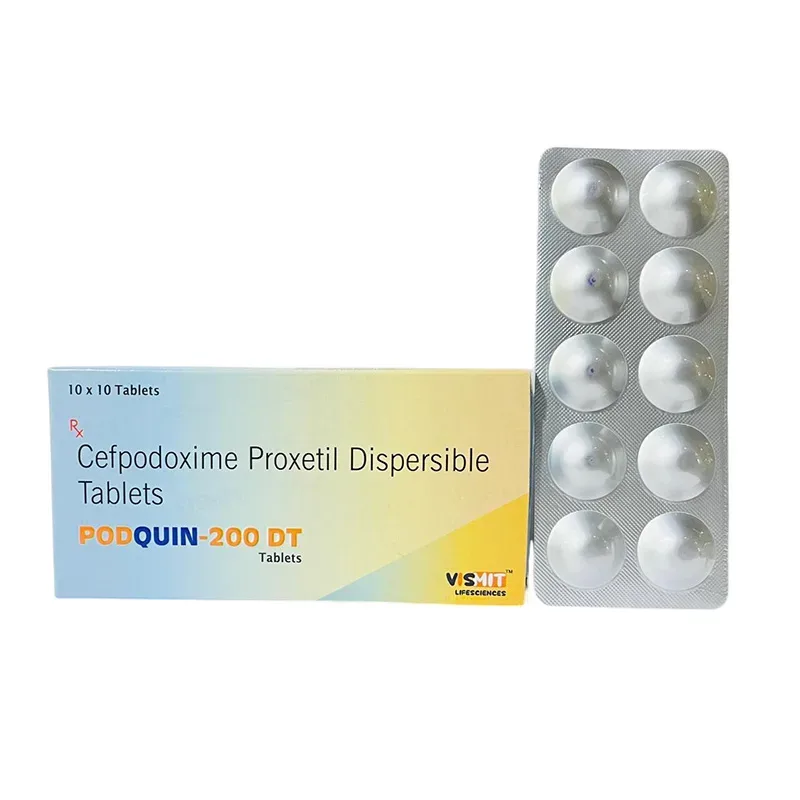 PODQUIN- 200 DT - Cefpodoxime 200 Mg Dispersible Tablets