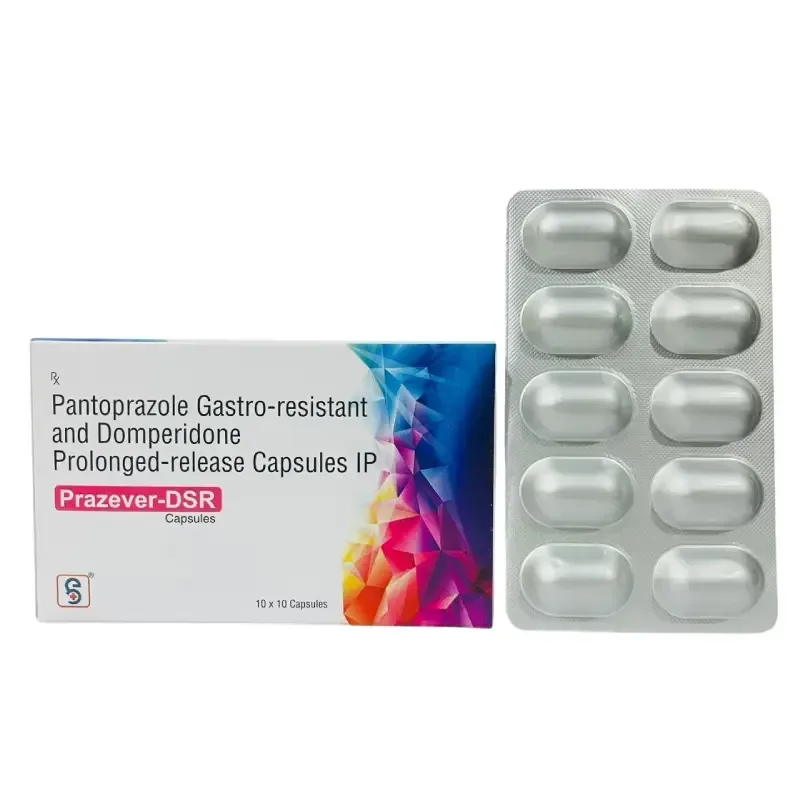 PRAZEVER - DSR - Pantoprazole 40Mg + Domperidone 30Mg