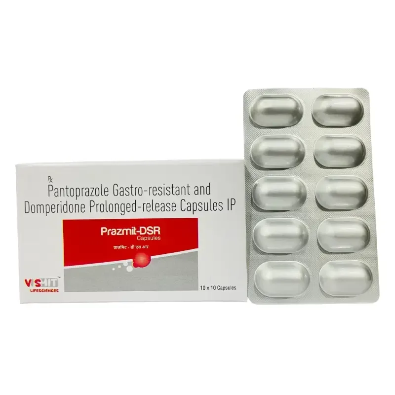 PRAZMIT- DSR - Pantoprazole 40Mg + Domperidone 30Mg