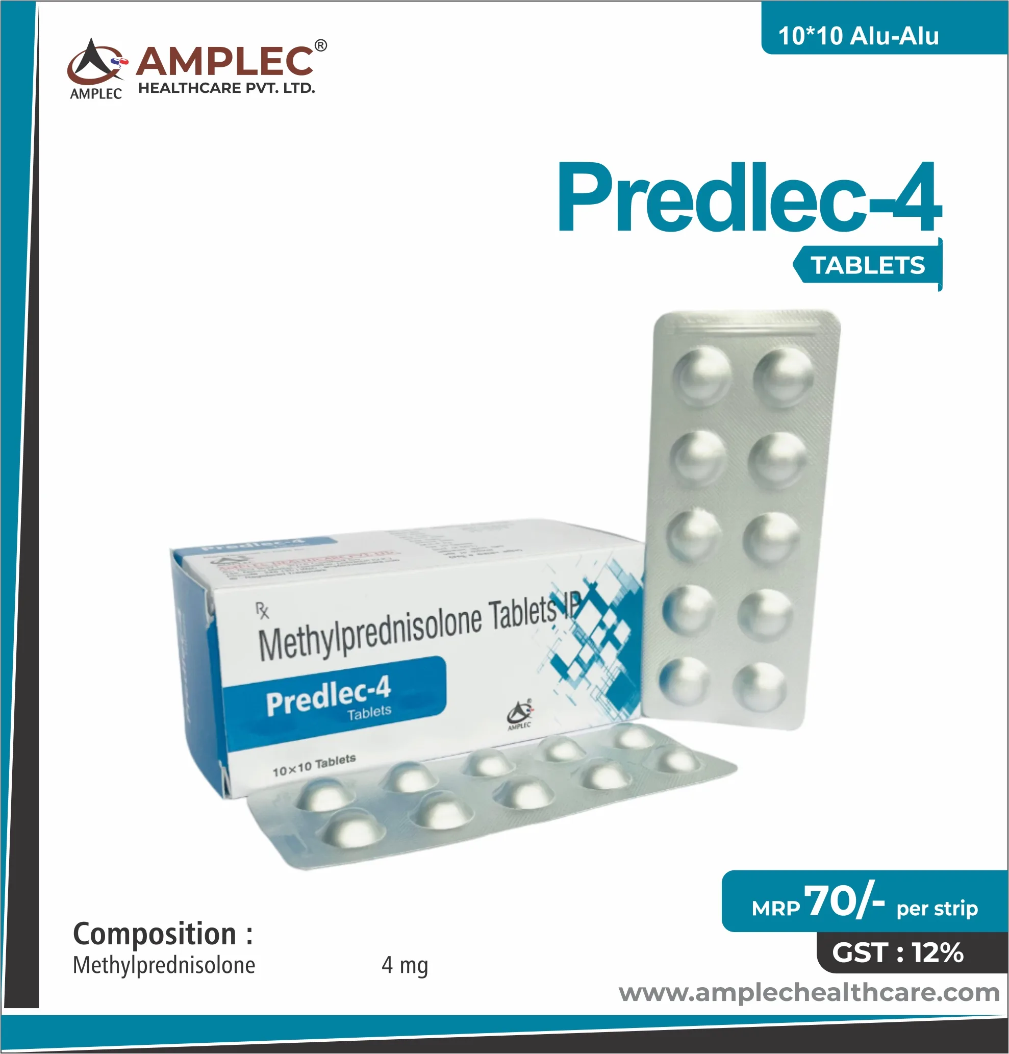 PREDLEC-4 - Methylprednislone 4MG