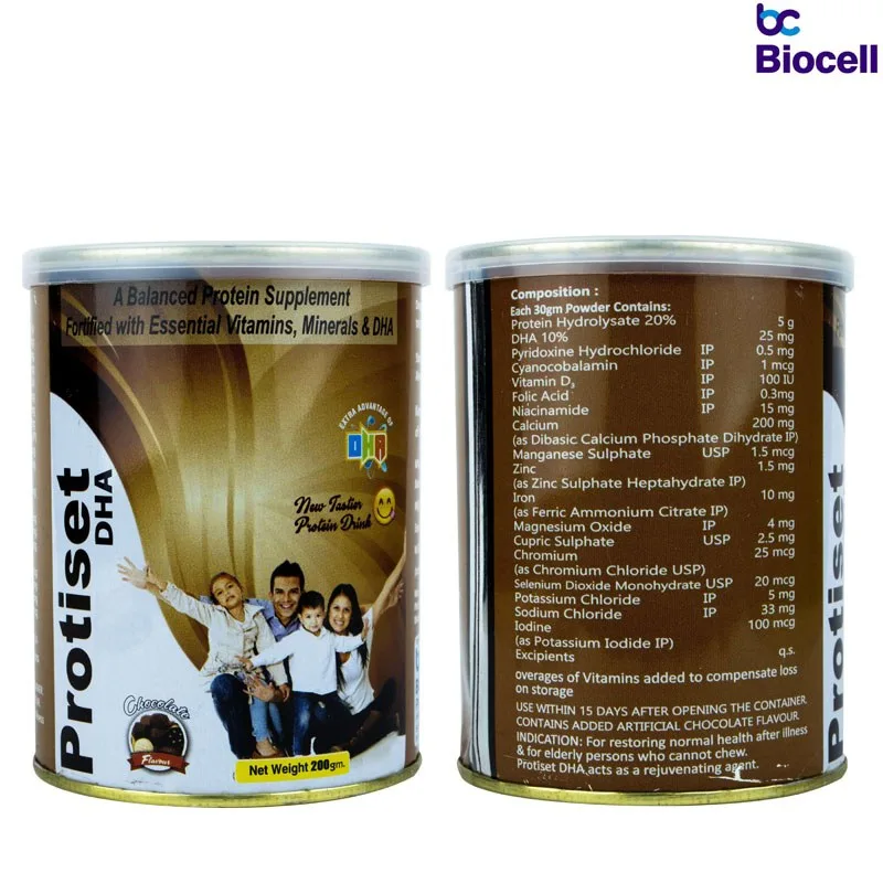 PROTISET-DHA (CHOCOLATE FLAVOUR) - Biocell Pharmaceuticals