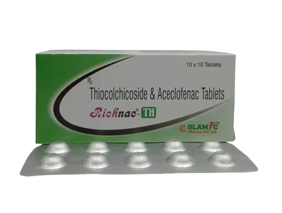 RICHNAC -TH - Aceclofenac 100mg+ Thiocolchicoside 4mg