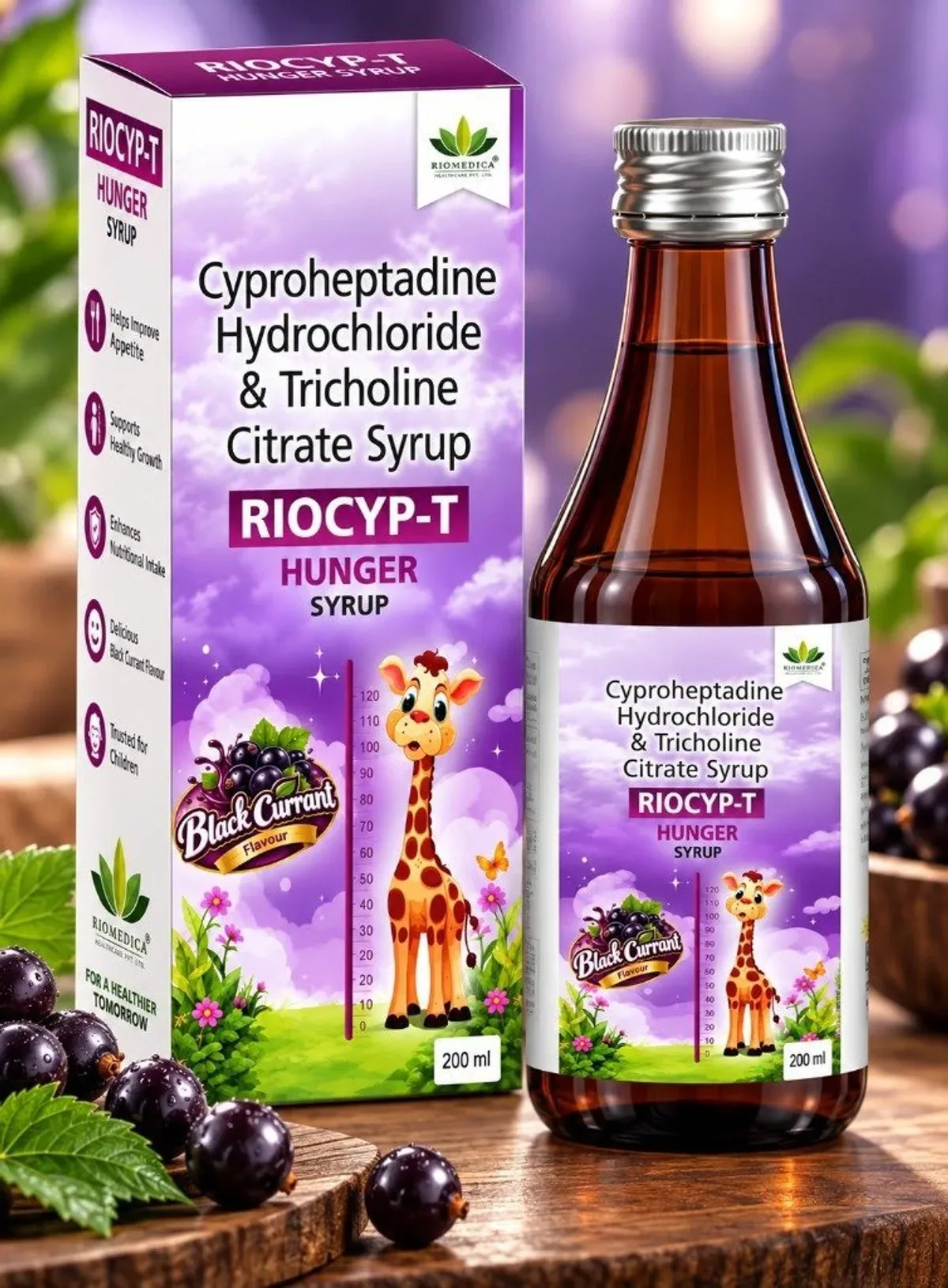 RIOCYP-T BLACK CURRANT Syrup
