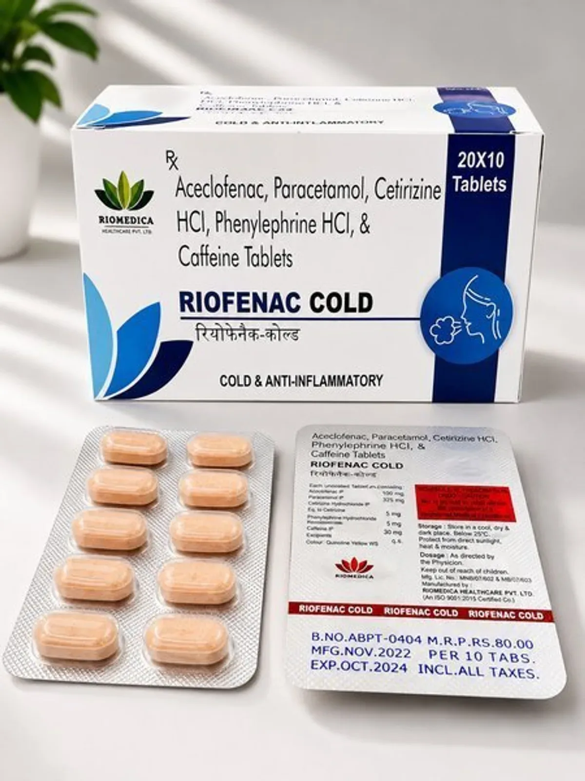 RIOFENAC-COLD Tablets