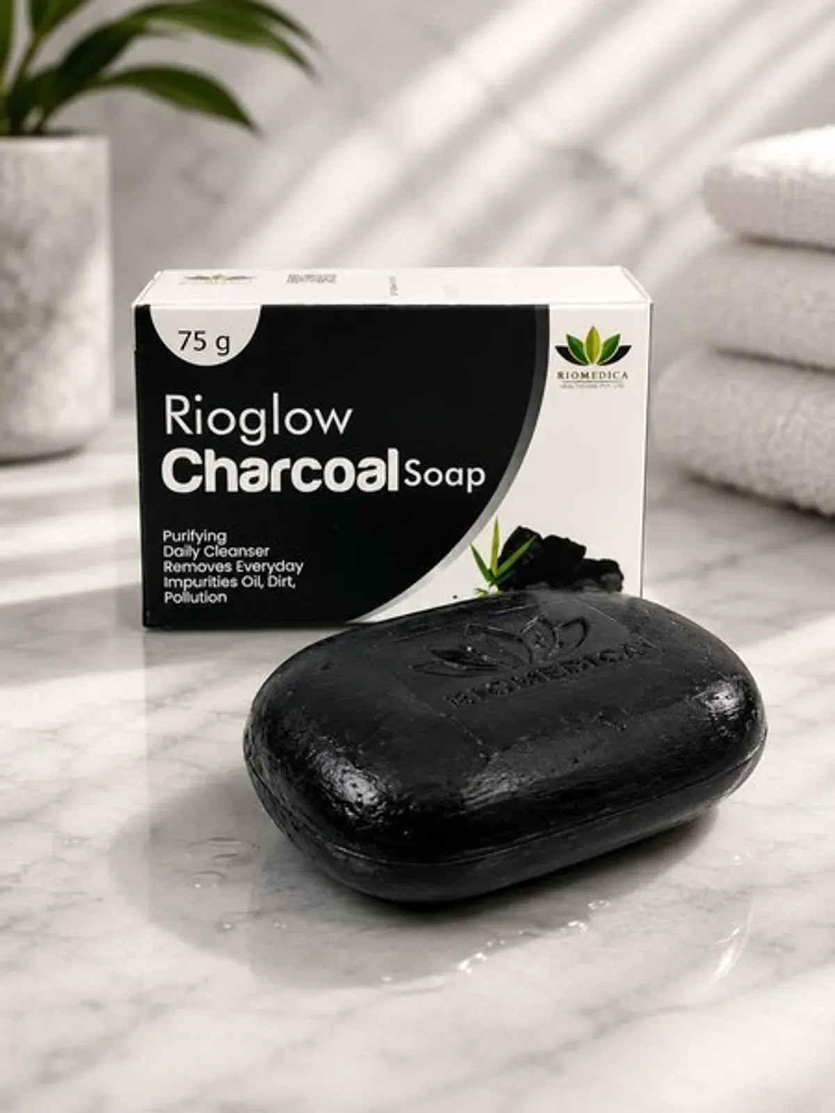 RIOGLOW CHARCOAL SOAP