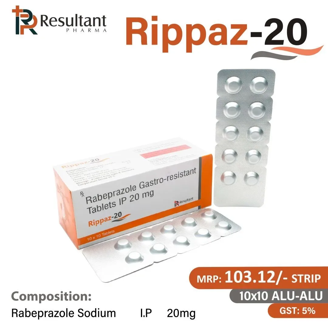 RIPPAZ 20 TAB - Rabeprazole I.P 20 MG