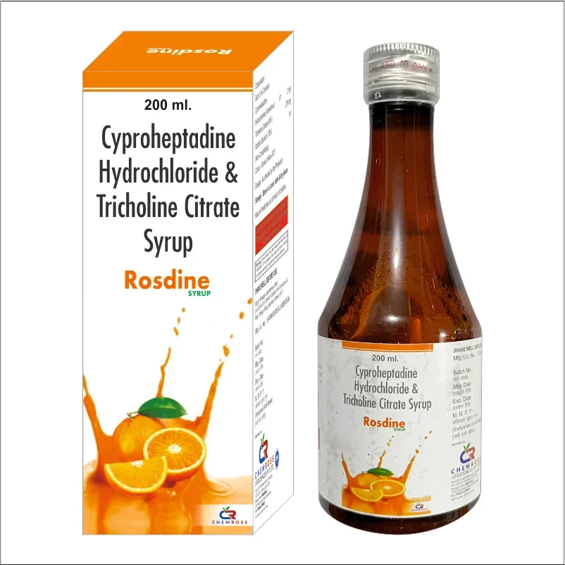 ROSDINE 200ML ORANGE SYP