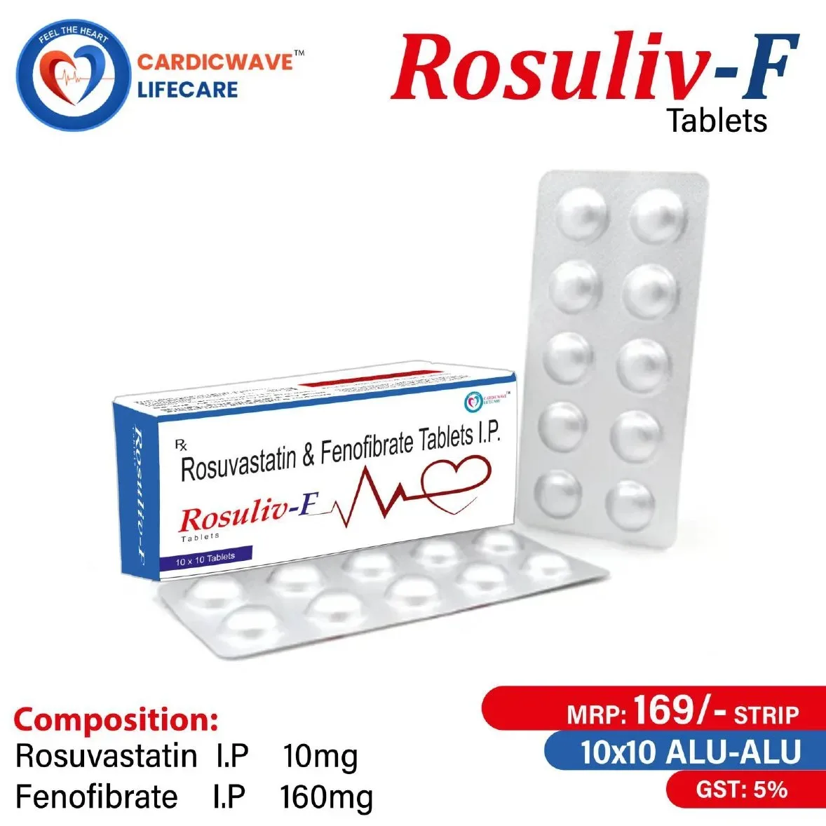 Rosulive-f - Rosuvastatin & Fenofibrate Tablets I.P.