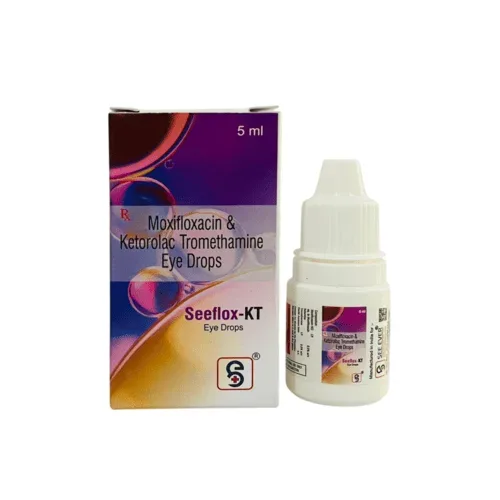 SEEFLOX -KT EYE DROPS - Ketorolac Tromethamine 0.5% + Moxifloxacin 0.5 % EYE DROPS