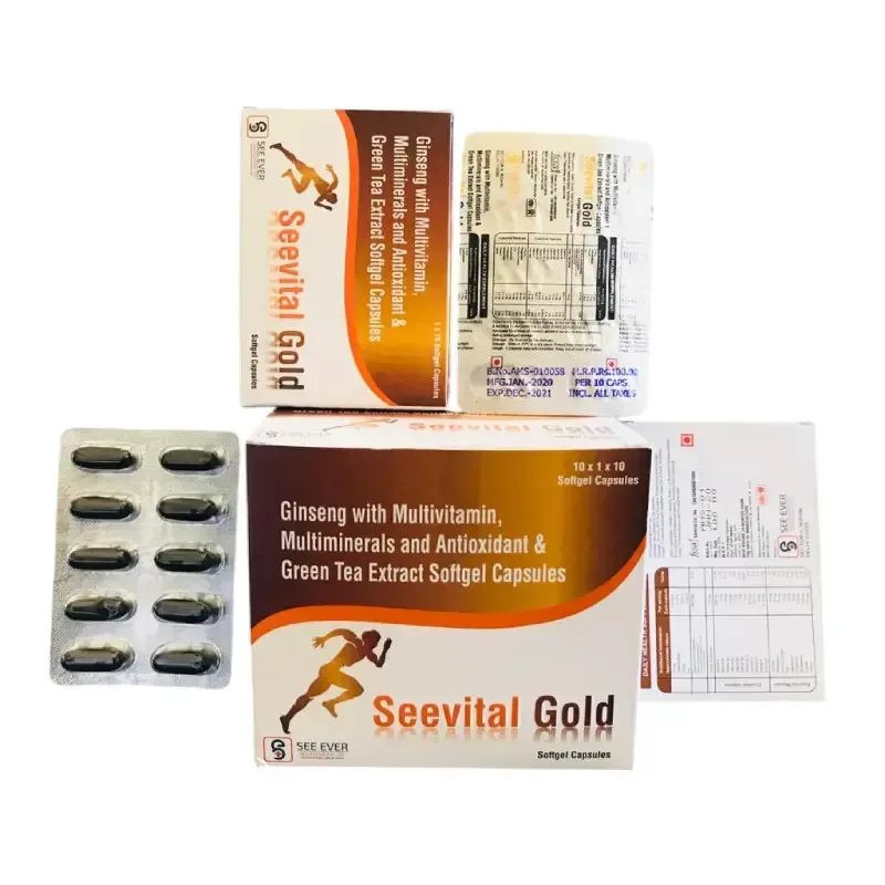 SEEVITAL-GOLD - Multivitamin + Multiminerals With Anti-Oxidants, Green Tea Extract And Ginseng