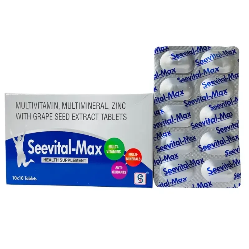 SEEVITAL-MAX - ZINC + Multivitamin, Multimineral and antioxidant (ZINCOVIT COMBINATION)