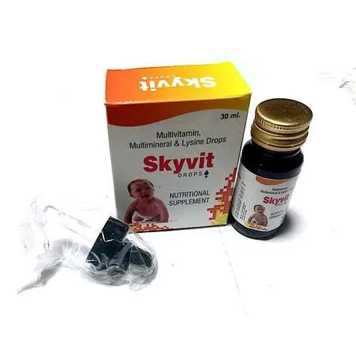 Skyvit Drop - Multivitamins & Multiminerals With L-Lysine Drops.