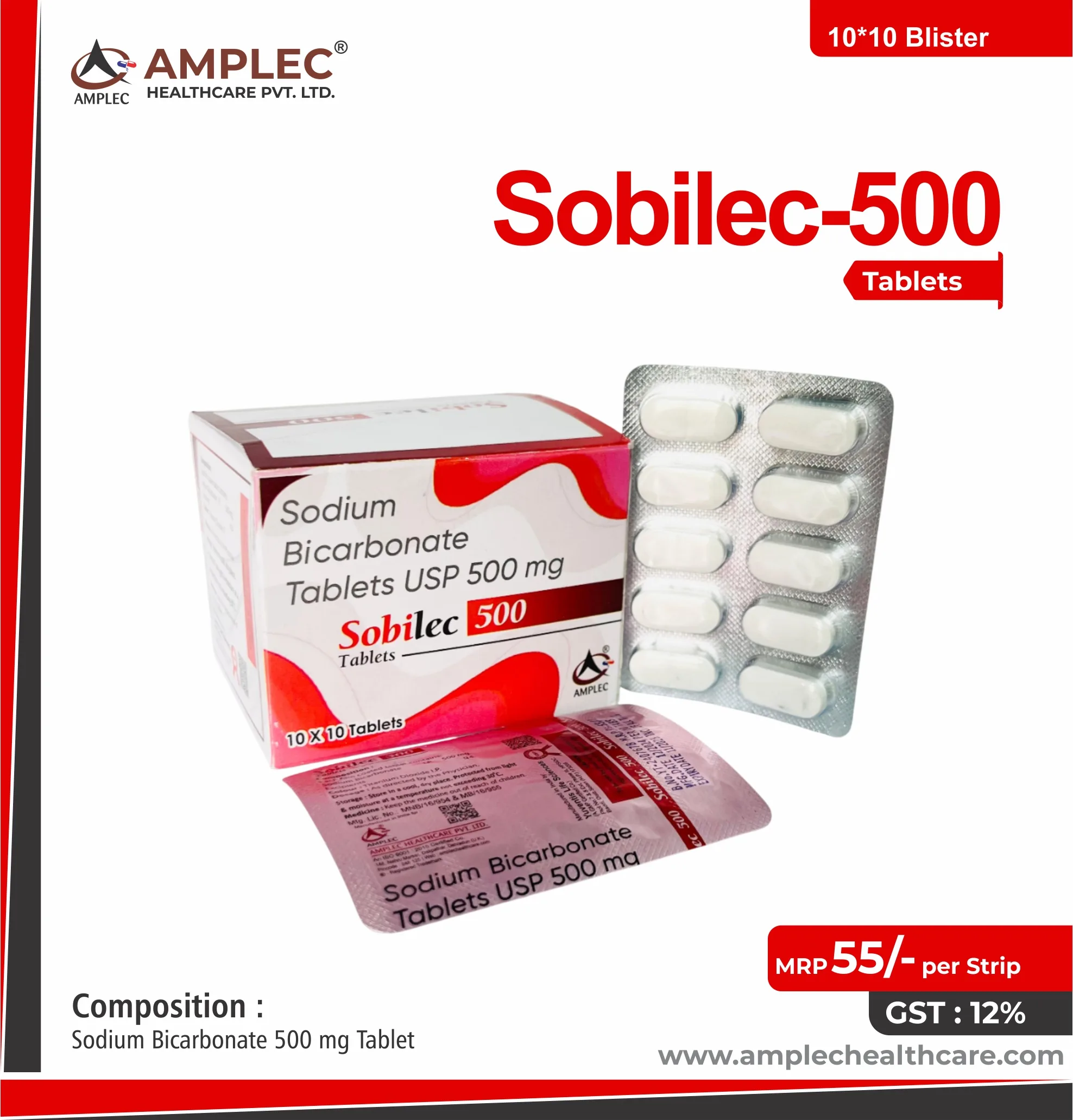 SOBILEC 500 - Sodium Bicarbonate 500 mg Tablet