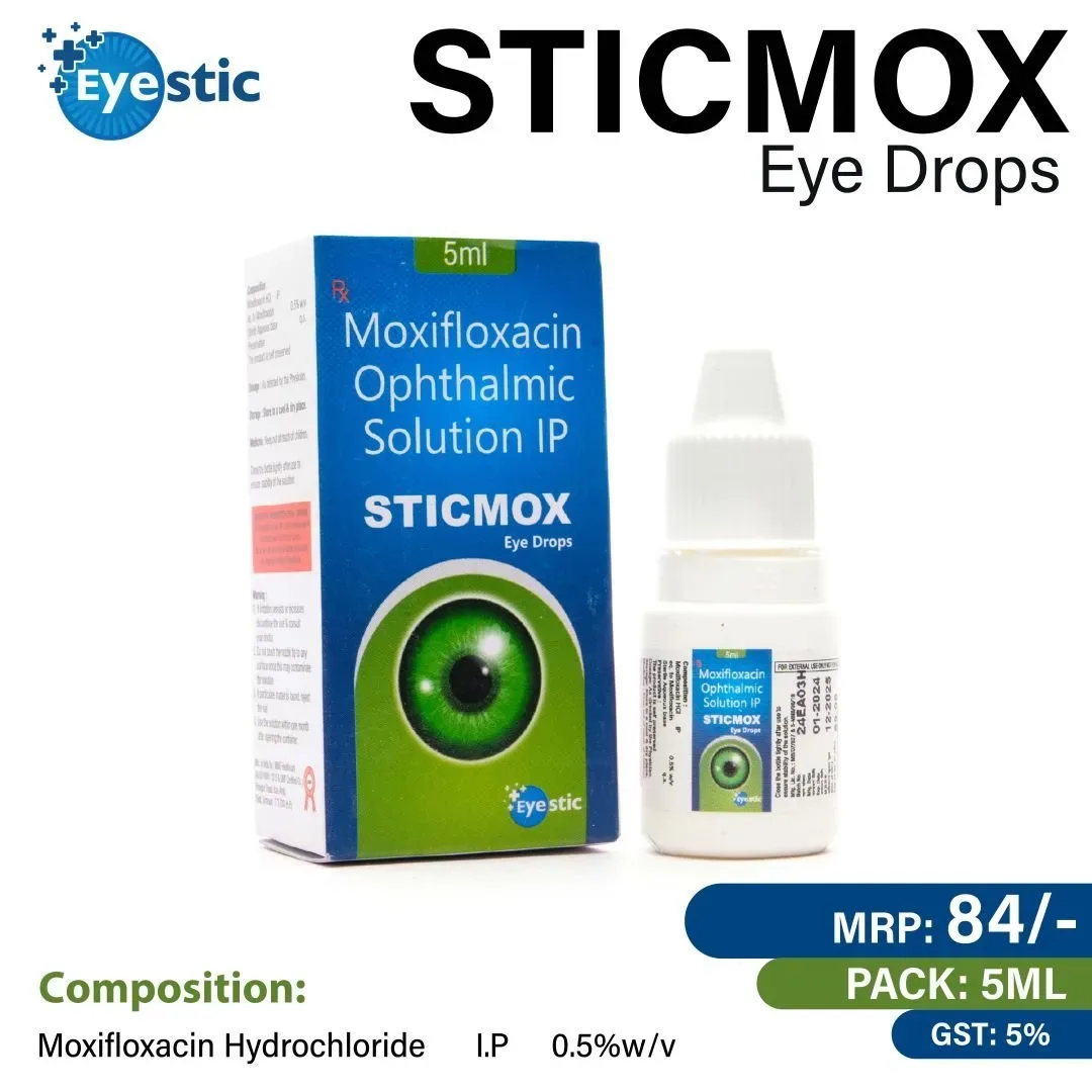 Sticmox - Moxifloxacin Hydrochloride I.P. 0.5% w/v Eye Drop