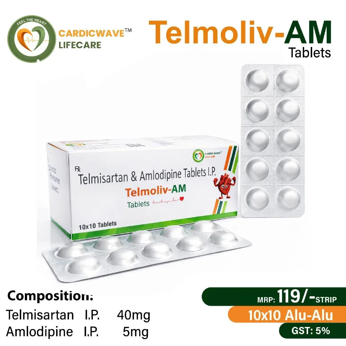 Telmoliv-AM - Telmisartan & Amlodipine Tablets