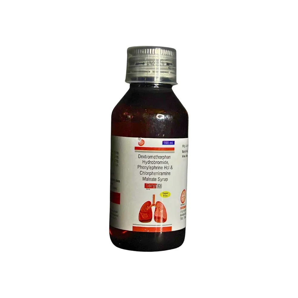 TERG-D SUGAR FREE SYRUP