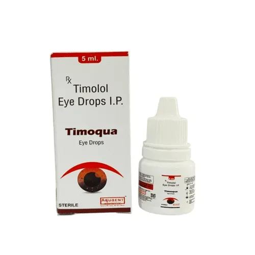 TIMOQUA - Timolol Maleate I.P. 0.5% + Benzalkonium Chloride Solution 0.02% Aqueous Base EYE DROPS