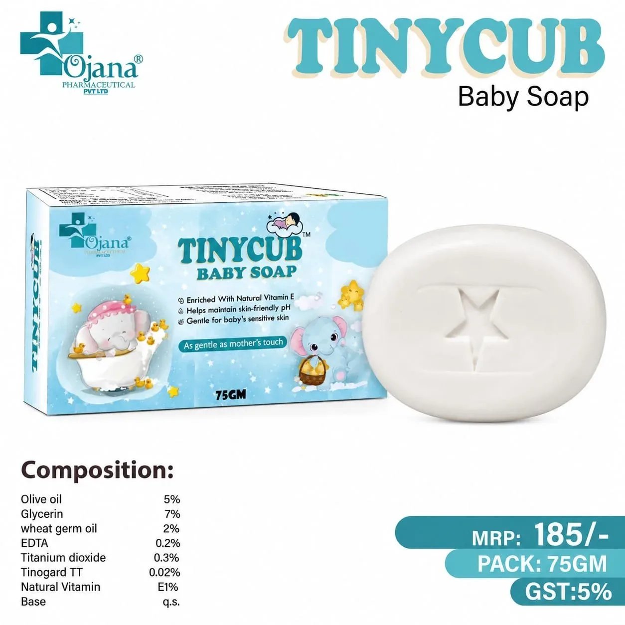 Tinycub Bath Soap - Kids Bath Soap