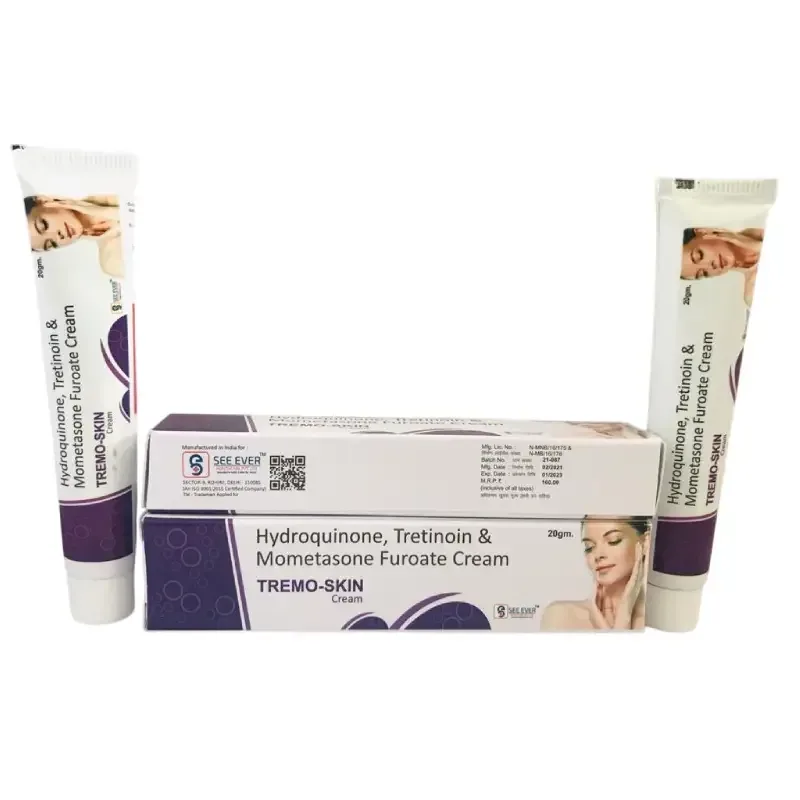 TREMO-SKIN CREAM - HYDROQUINONE 2% + TRETINOIN 0.025% + MOMETASONE 0.1%