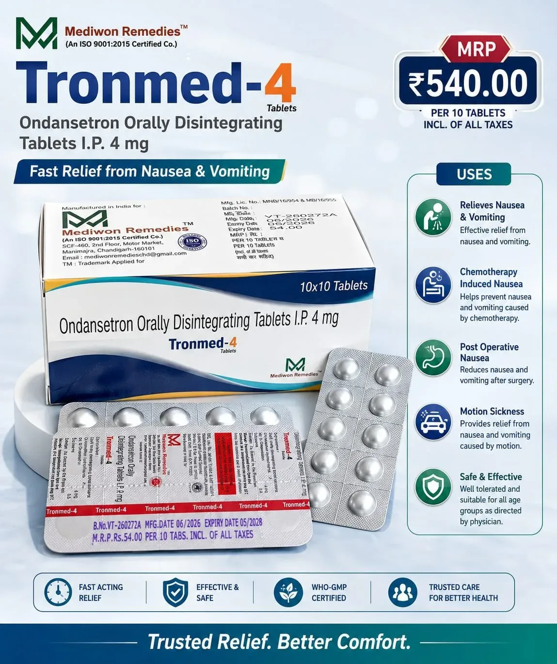 TRONMED 4 Tablets