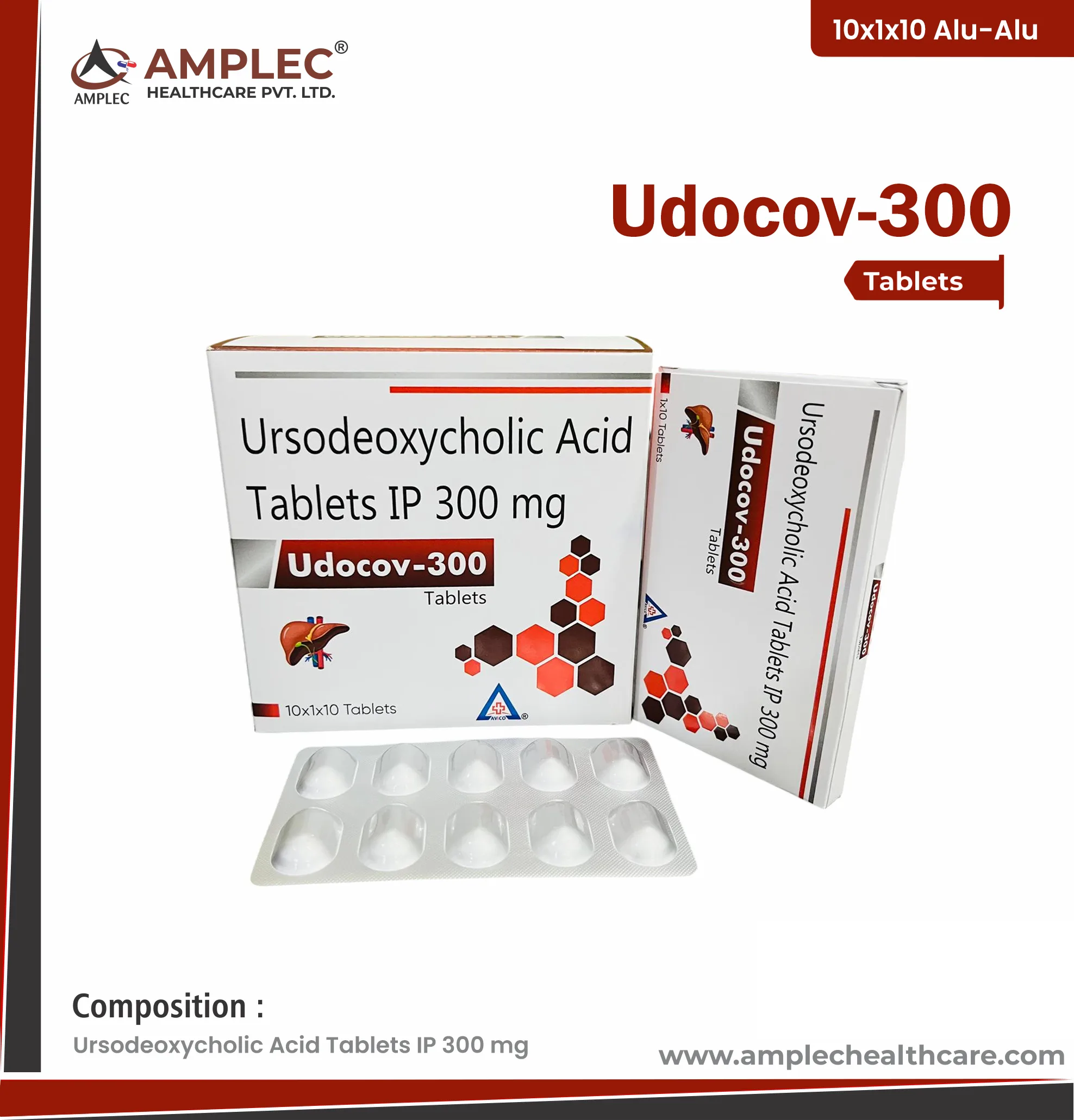 Udocov-300 - Ursodeoxycholic Acid Tablets IP 300 mg