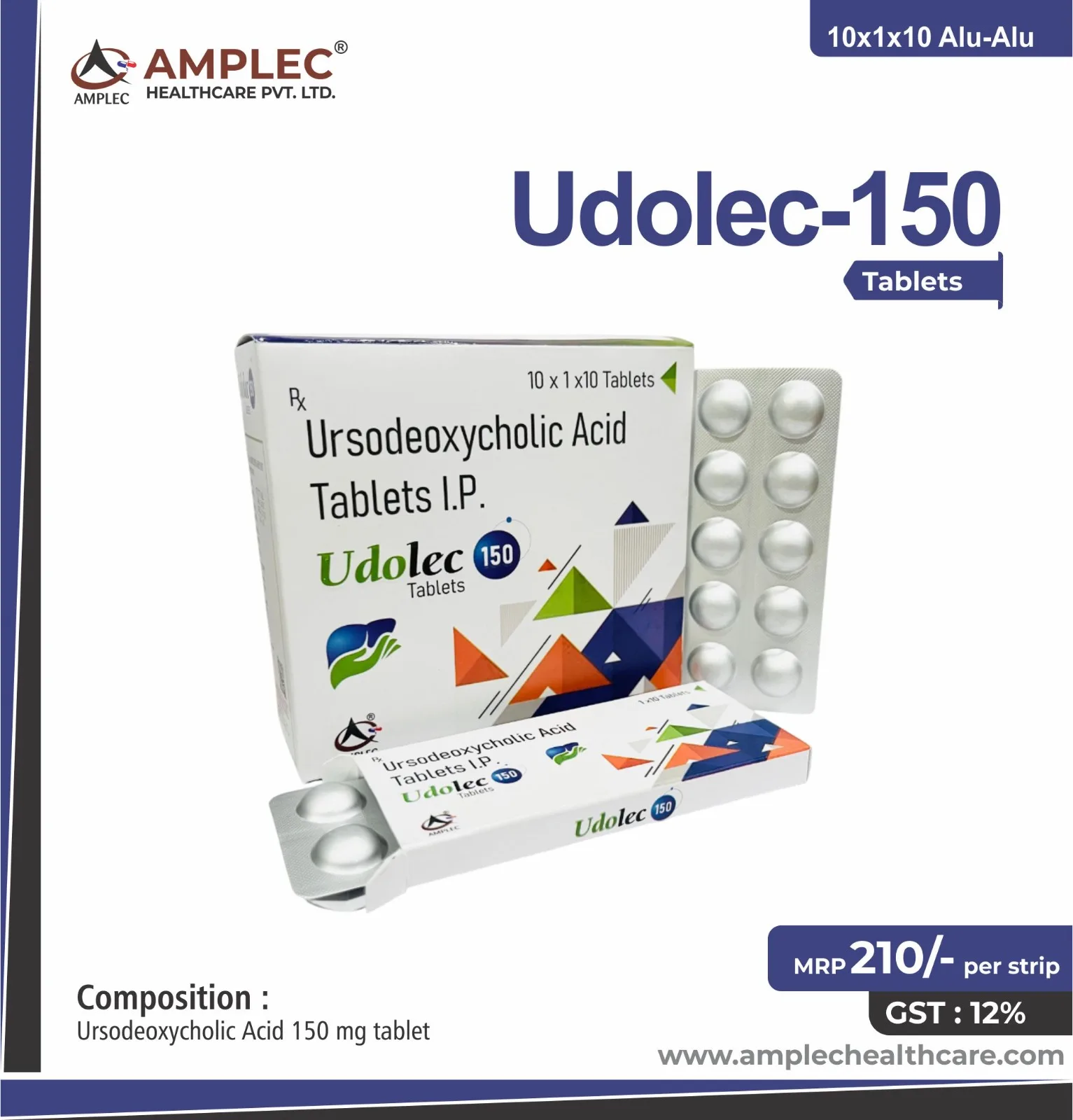 UDOLEC-150 - Ursodeoxycholic Acid 150 Tablet