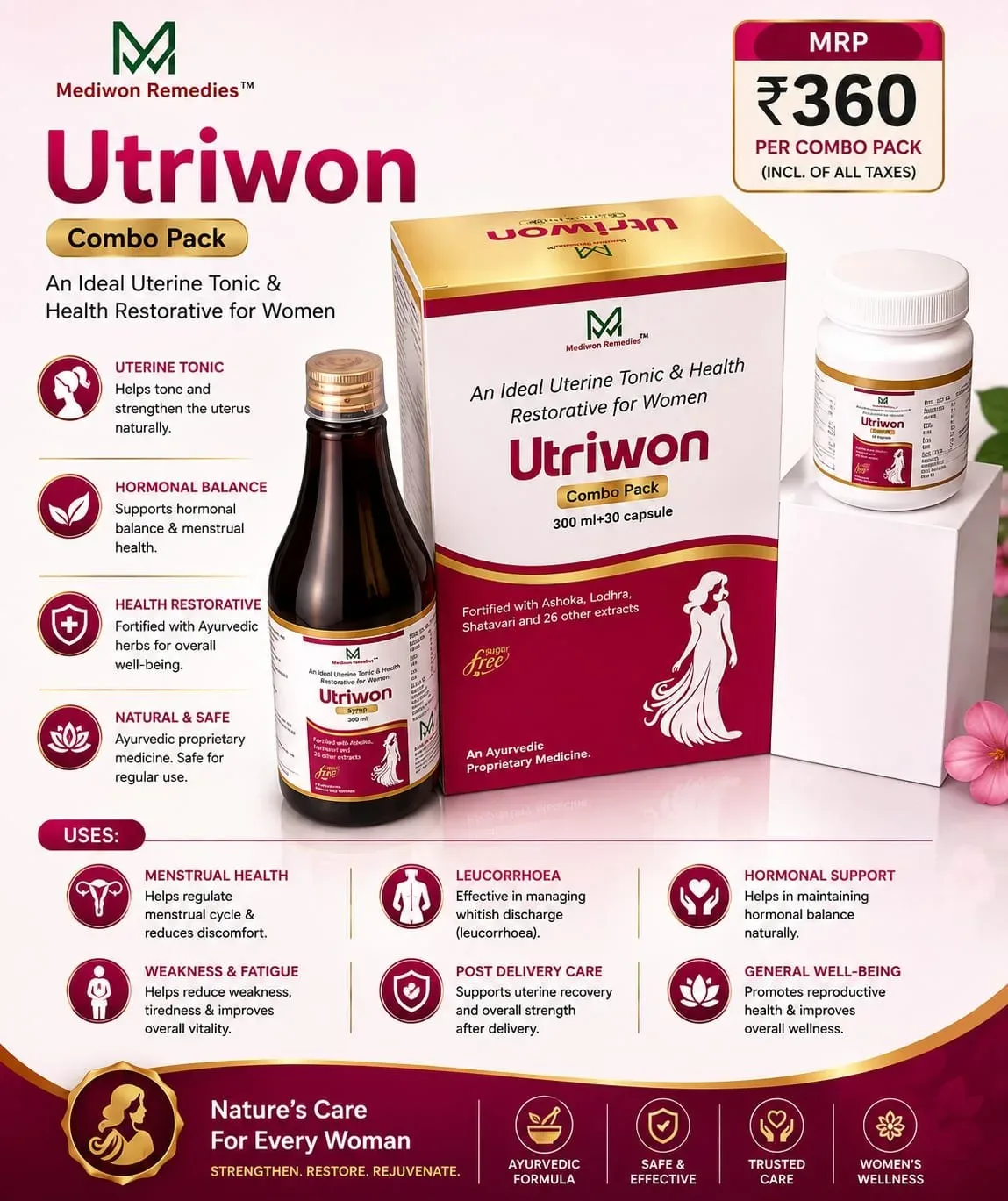 UTRIWON Combo Pack Syrup