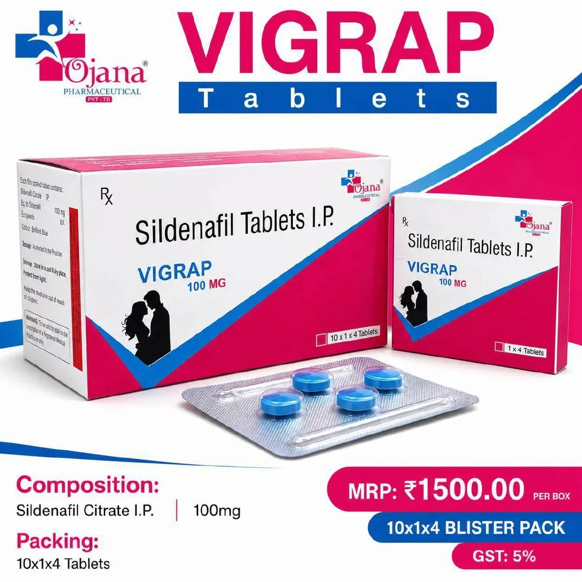 Vigrap - Sildenafil Tablets I.P.