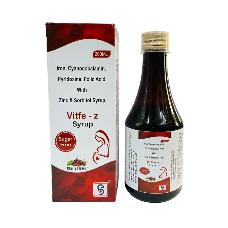 VIRTFE™ - Z - Ferric Ammonium Citrate 126.67 Mg + VIT B12 - 2.45 MCG + Folic Acid 570 Mcg + Zinc 40 Mg + Pyridoxine 2.3 Mg + Sorbitol - 100 Mg