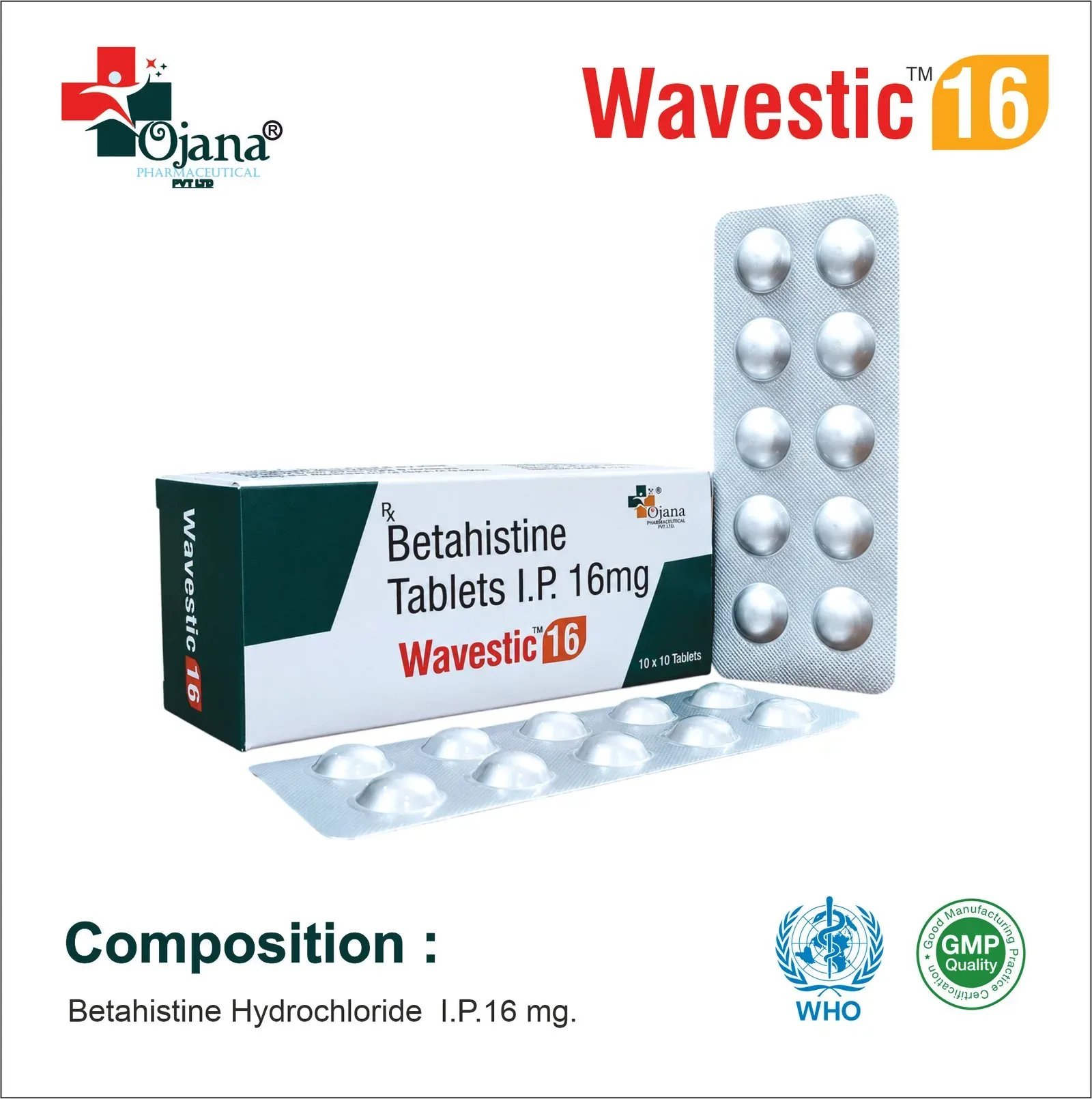 WAVESTIC 16 - Betahistine (16mg)