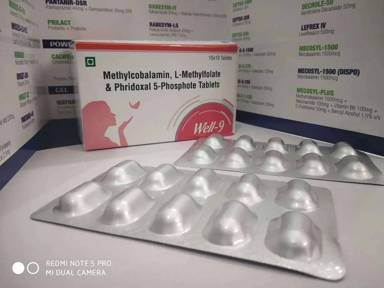 WELL-9 - Methylcobalamin, L-Methylfolate &Pyridoxal 5-Phosphate tablets