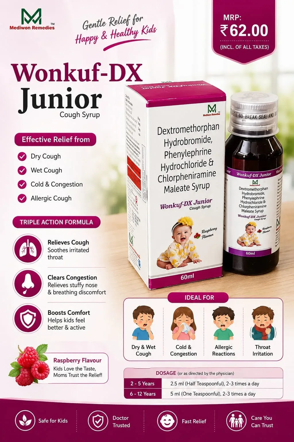 WONKUF-DX JUNIOR Syrup