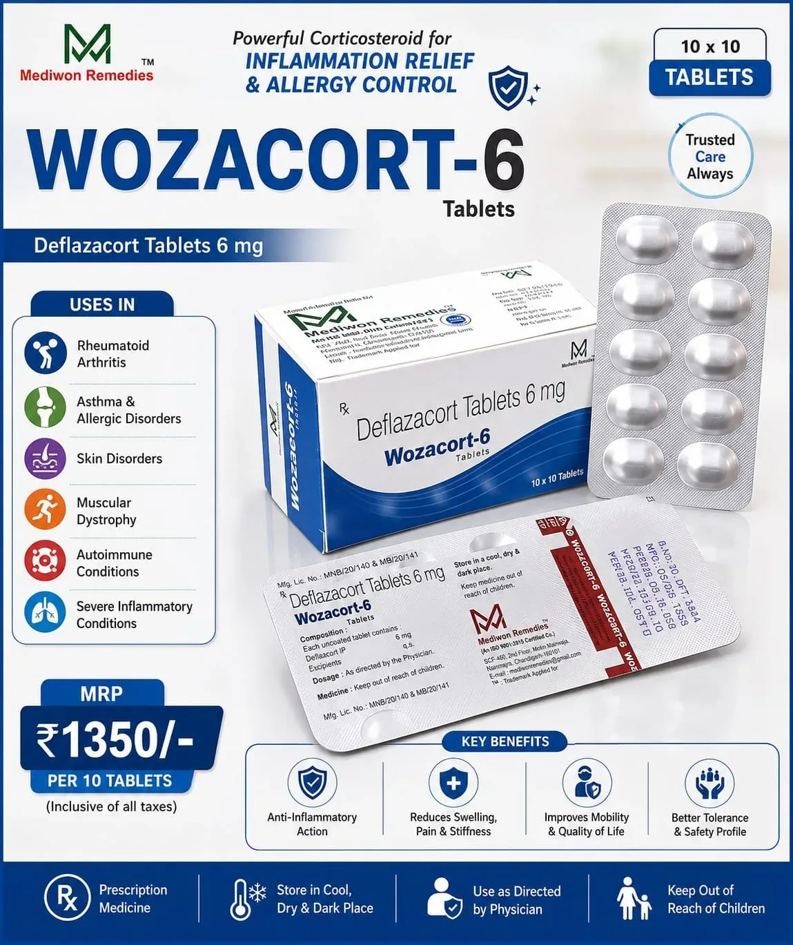 WOZACORT-6 Tablets