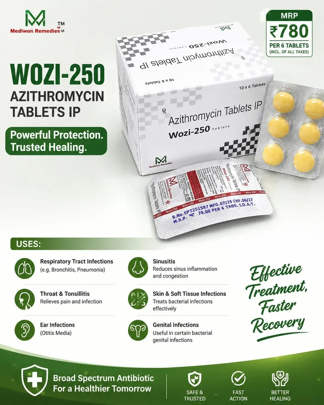 WOZI-250 Tablets