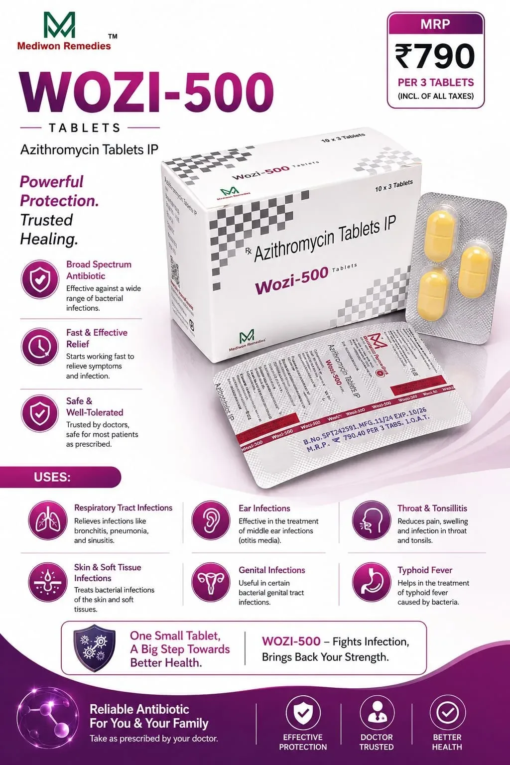 WOZI-500 Tablets