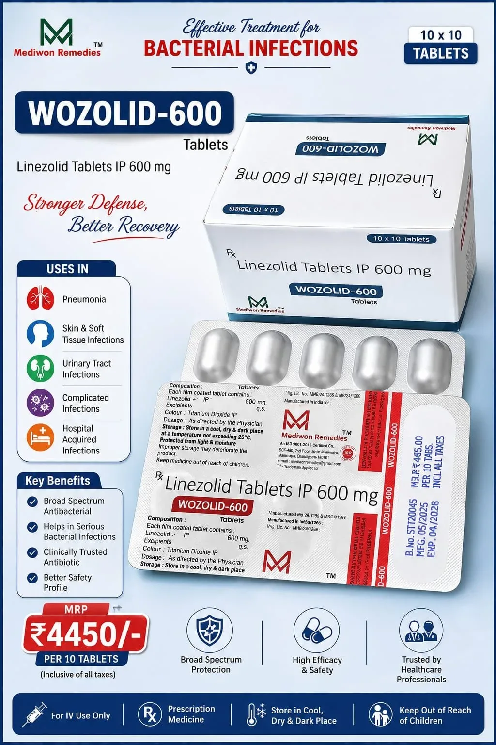 WOZOLID-600 Tablets