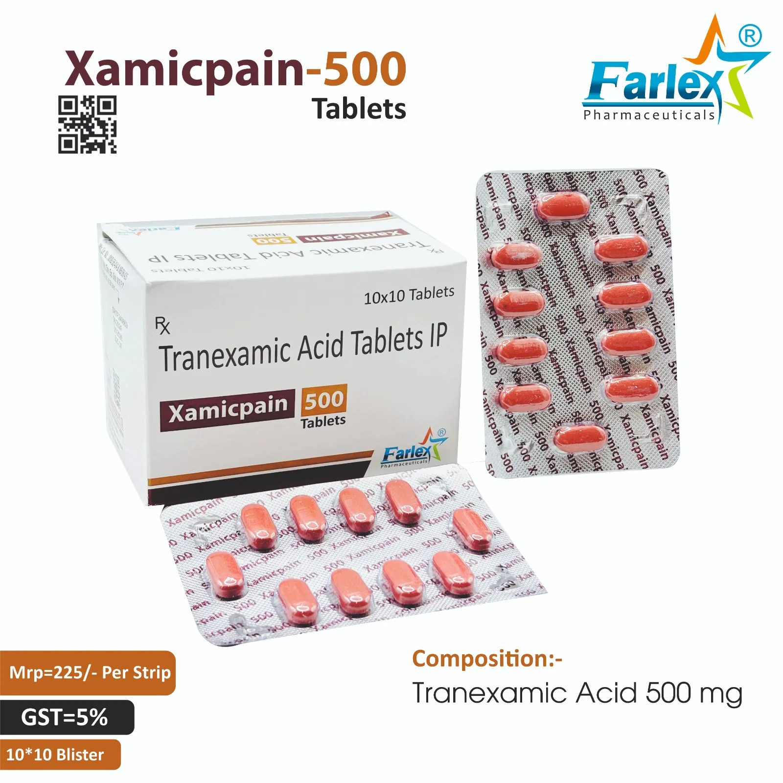Xamicpain-500 Tablets