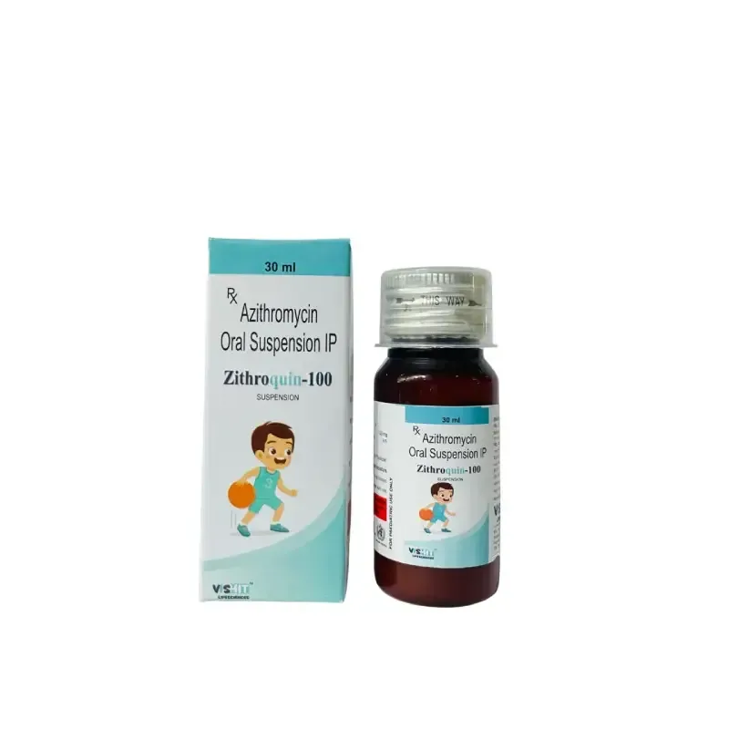 ZITHROQUIN - 100 - Azithromycin 100 Mg SUSPENSION