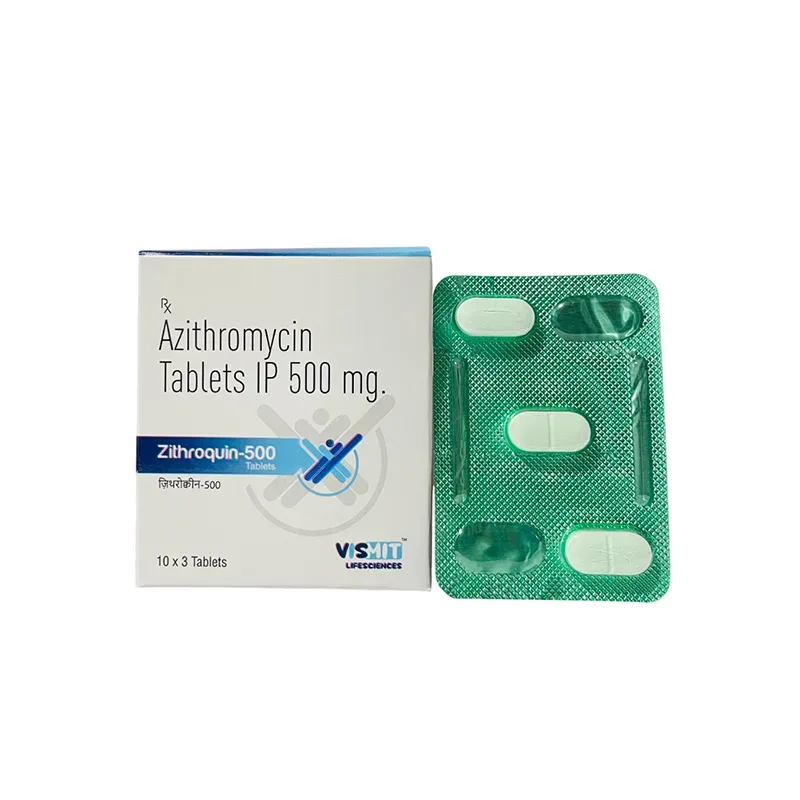 ZITHROQUIN - 500 - Azithromycin 500 Mg
